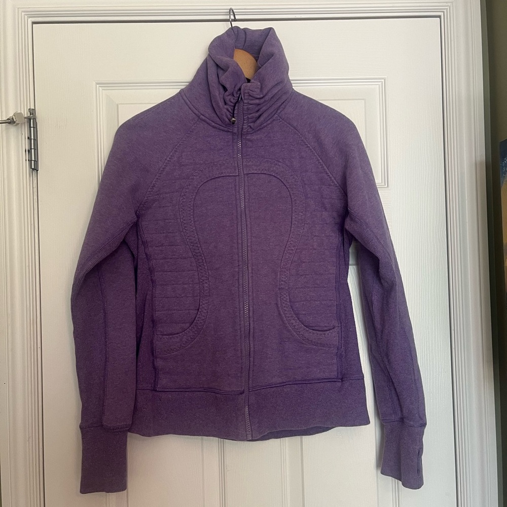 Lululemon Cuddle Up Jacket Purple Lilac Size 10